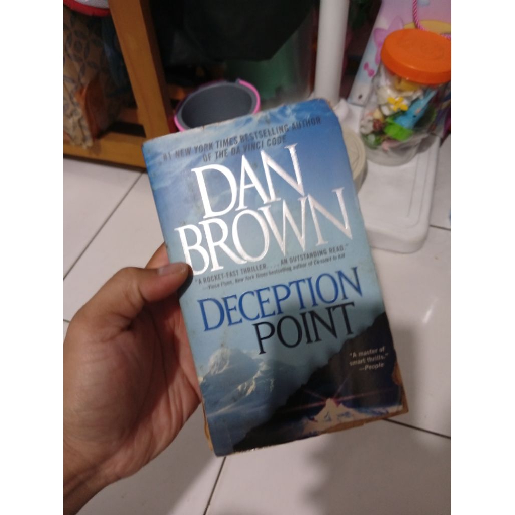 deception point by dan brown bahasa inggris bekas original