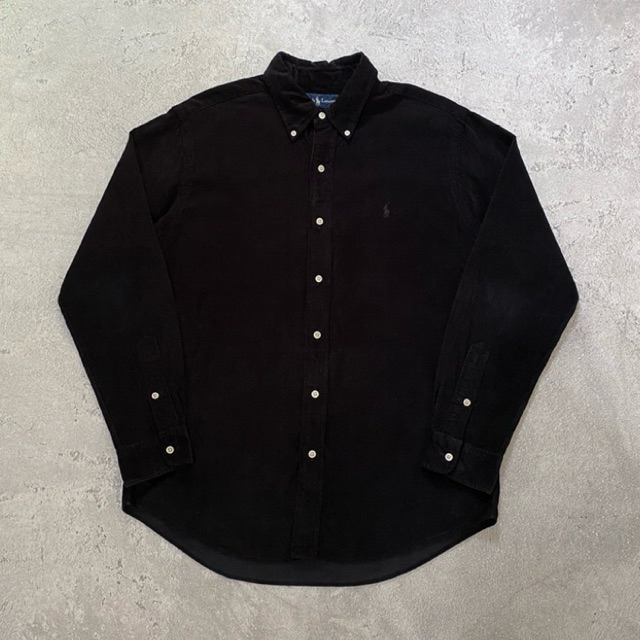 Vintage Polo Ralph Lauren Black Corduroy Shirt