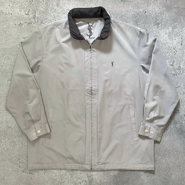 1990’s Yves Saint Laurent Grey Jacket Men Cotton
