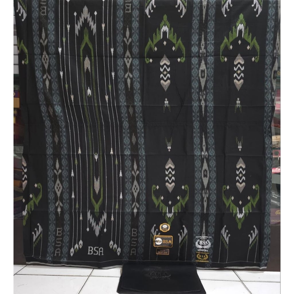 Sarung BSA FULL SUTRA 210 Motif SGE MIX GOLD