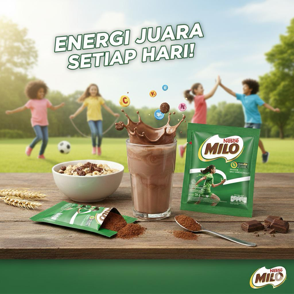 Milo / Milo Sachet / Susu Milo / Susu Milo sachet 18 g