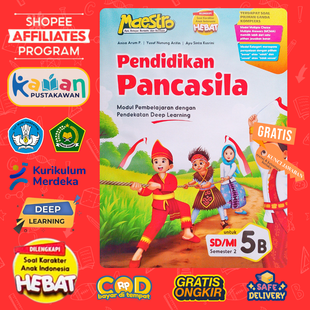 Maestro Pendidikan Pancasila Kelas 5 SD/MI Modul Ajar