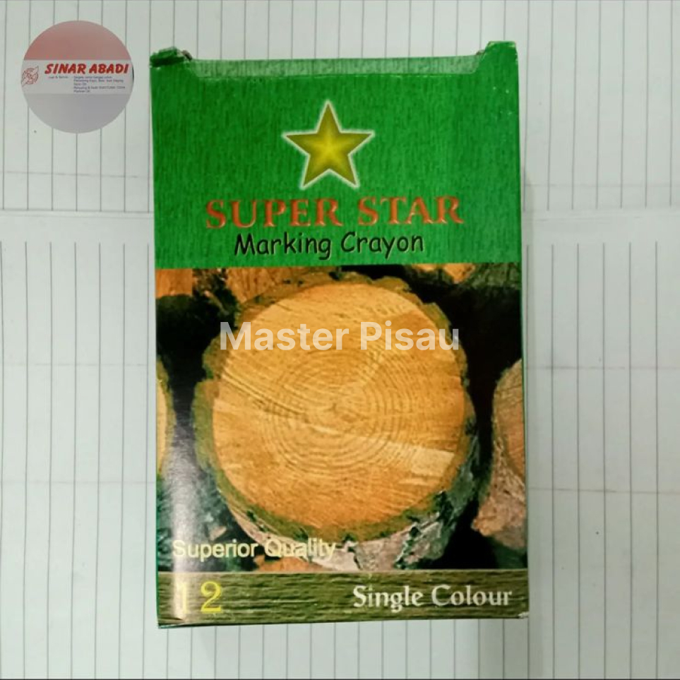 Crayon kayu warna putih ( marking crayon)