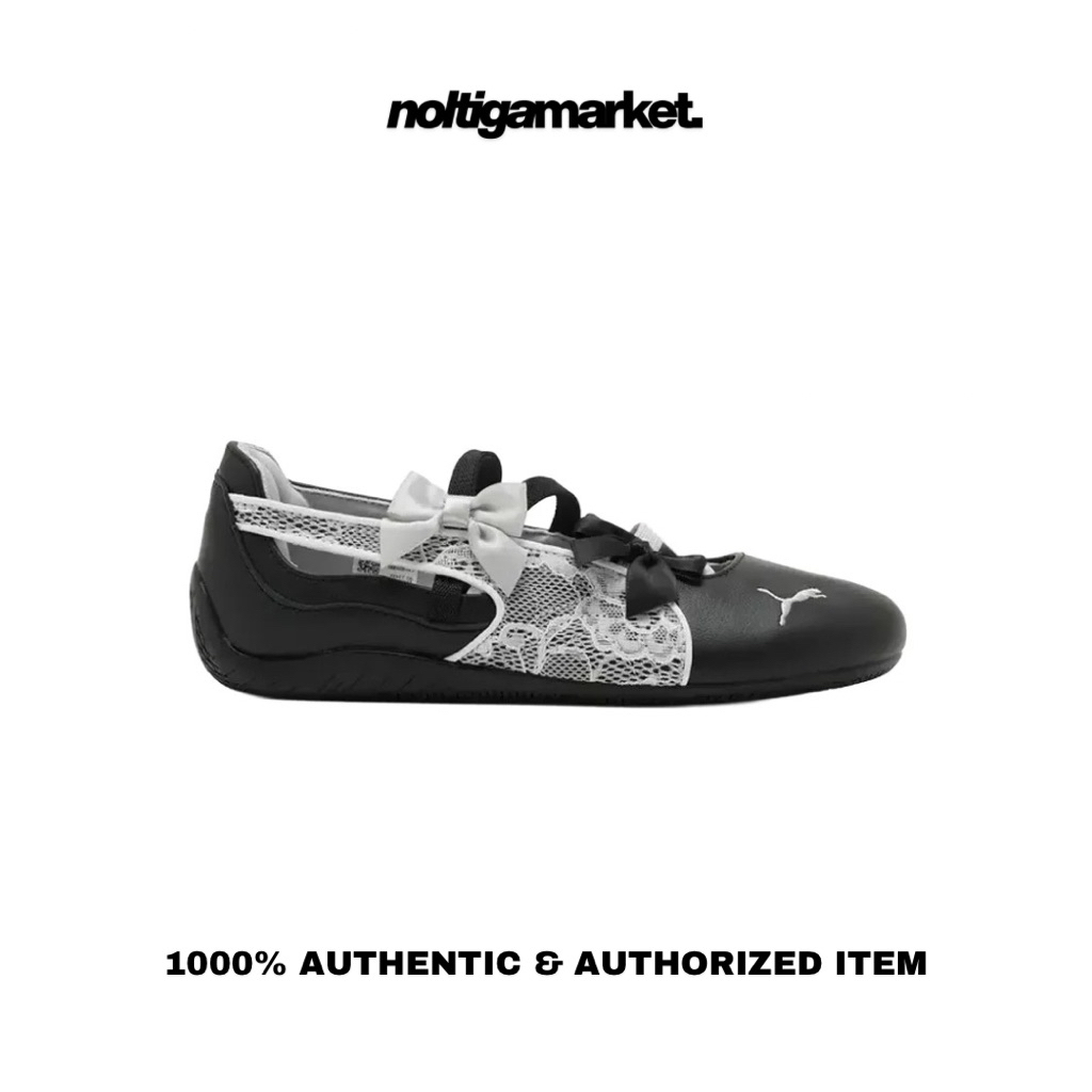 Sepatu Sneakers Wanita Puma Speedcat Ballet Lace Black Original Resmi 100%