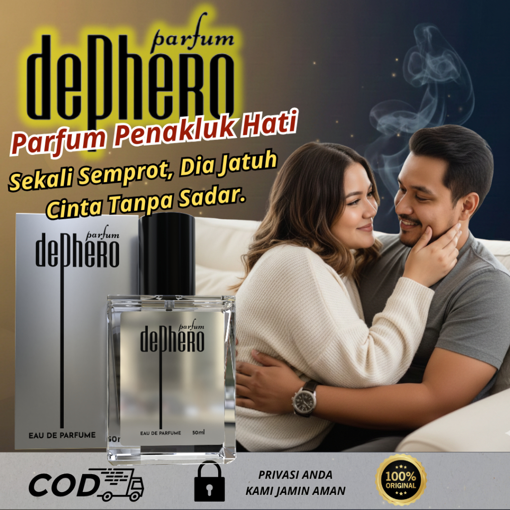 DEPHERO parfum pheromones perangsan Memikat wanita original Wangi Kuat Tahan Lama Garansi 100%