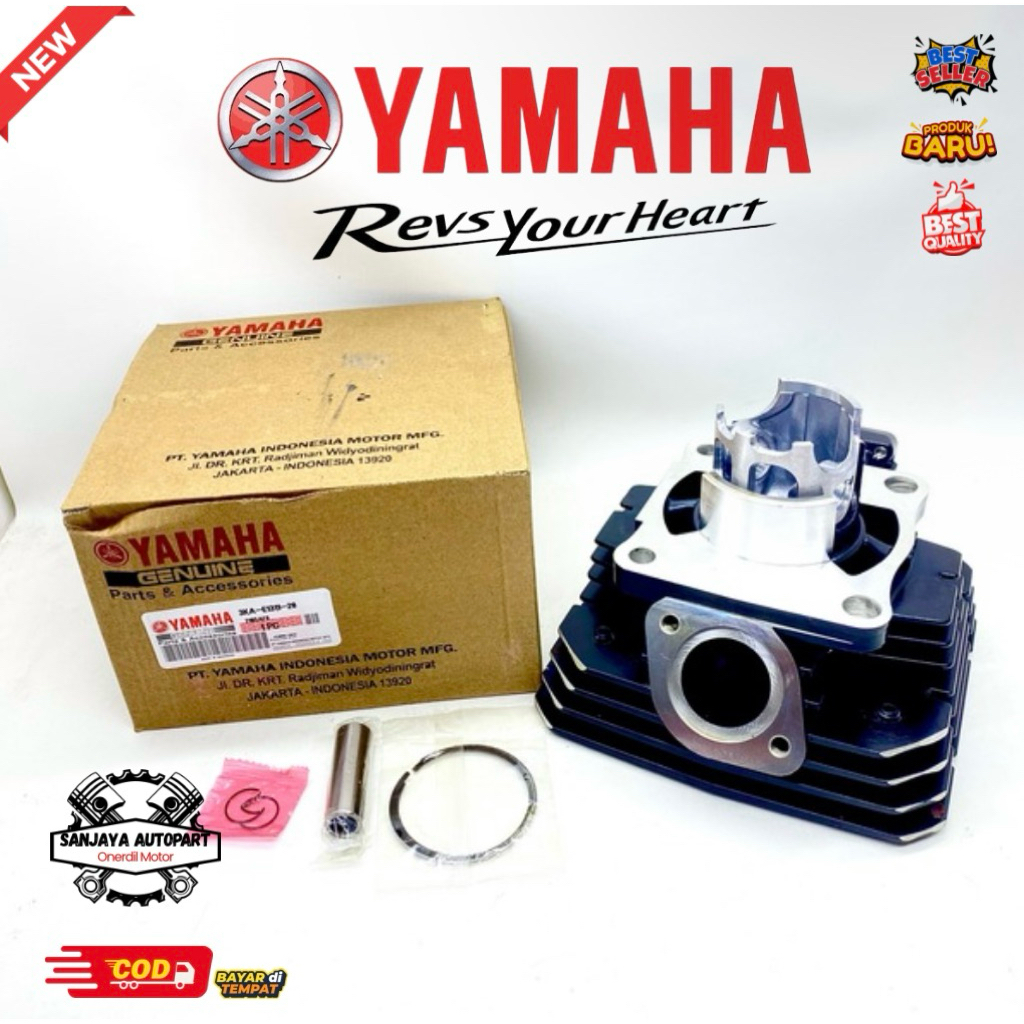 Cylinder Blok Seher komplit YP-1 Yamaha Rx King, Rx King New kode part (3KA) Original Quality