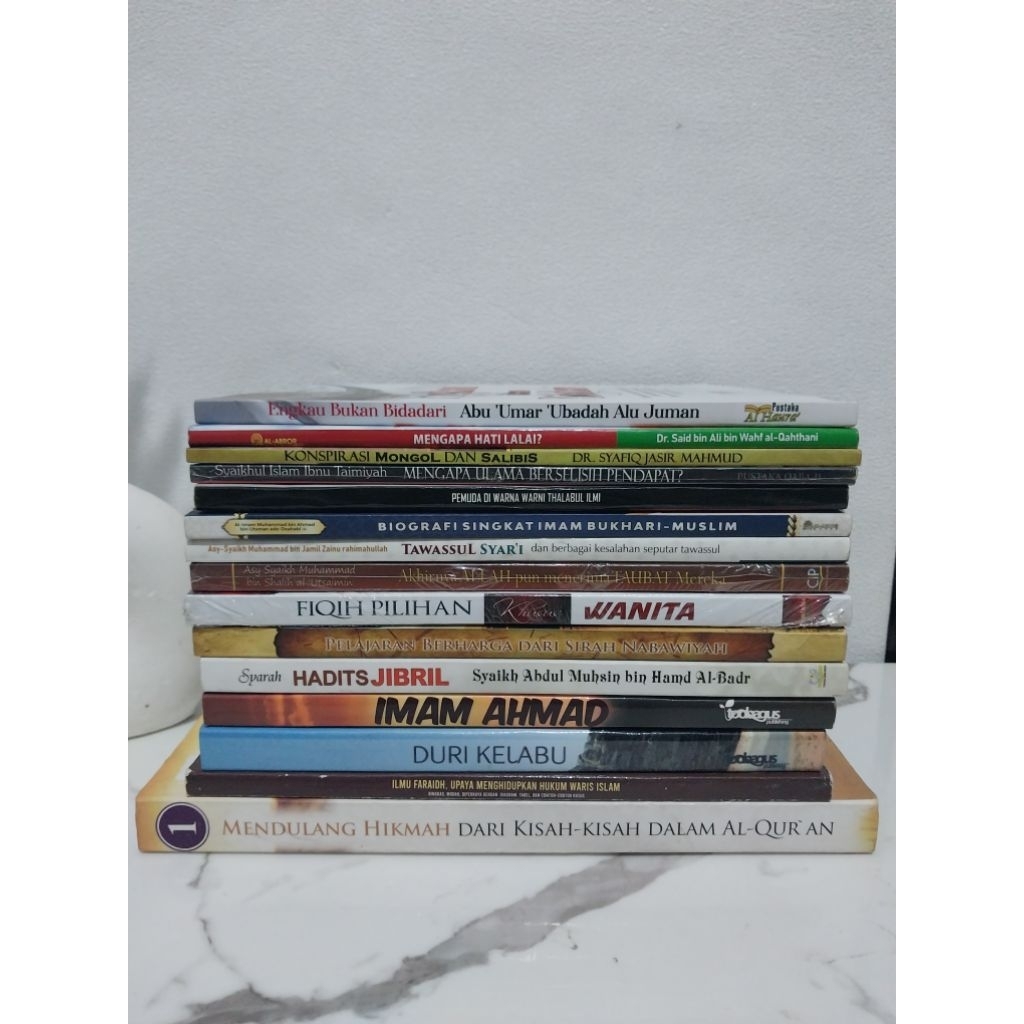 [preloved] buku buku bacaan muslim islami sunnah salafi kondisi like new