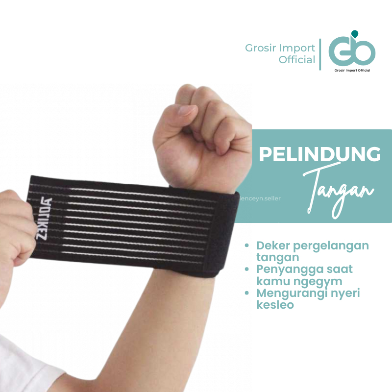 Deker Pergelagan Tangan Anti Pelindung Cedera Penguat Pergelangan Tangan Olahraga Decker Wristband O