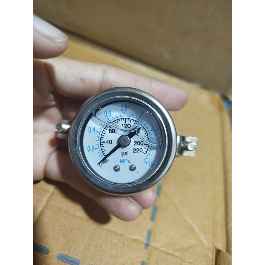 Pressure Gauge 100 GPD CISSO / Pressure Gauge Mesin Reverse Osmosis Cisso 100 GPD