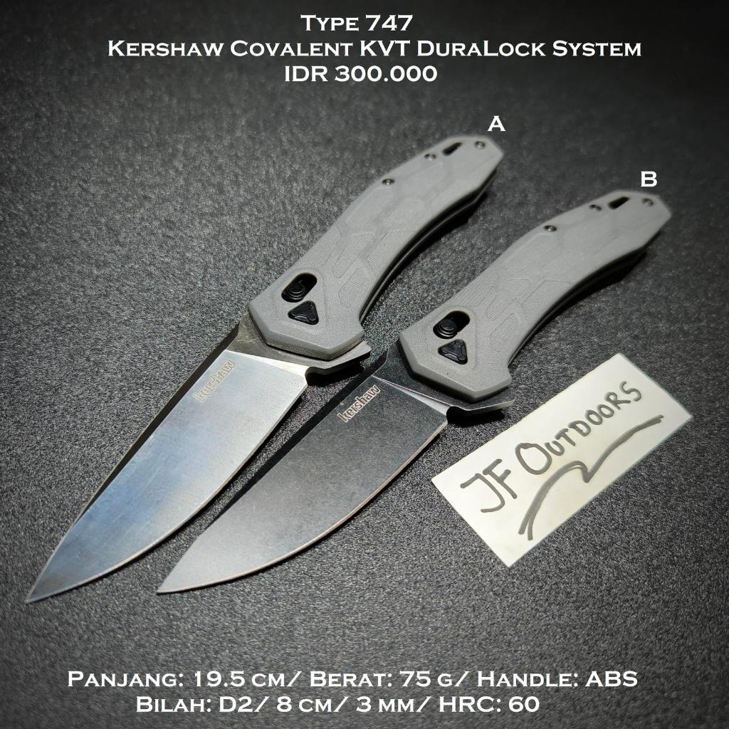 Pisau EDC Outdoor Camping Kershaw Covalent KVT DuraLock System Kershaw 2042