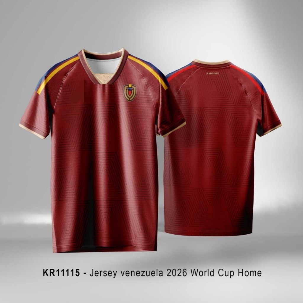 jersey venezuela 2026 World Cup Home KR11115