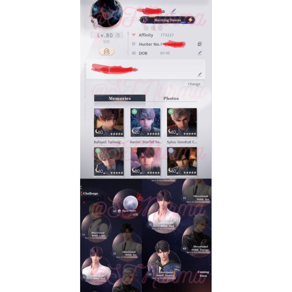 (Akun Game) LOVE AND DEEPSPACE CALEB