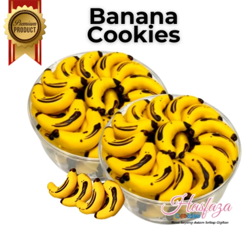 Kue Kering Cokelat Pisang Premium Manis Legit Aroma Pisang Kue Homemade Lebaran