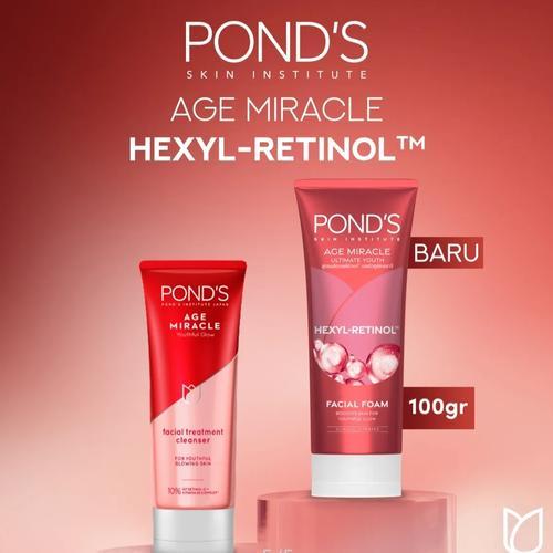 Ponds age miracle facial foam 100g