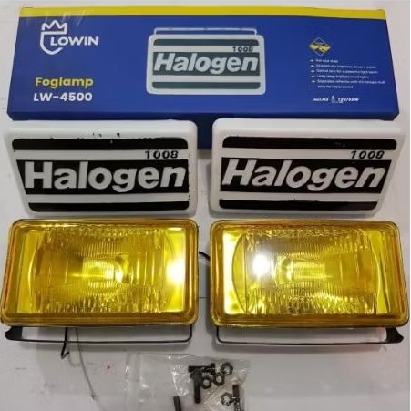 Lampu Sorot / Lampu Tembak / Fog Lamp Halogen 24V H3 Kotak Kuning