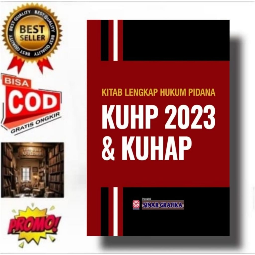 BUKU KITAB LENGKAP HUKUM PIDANA KUHP 2023 DAN KUHAP