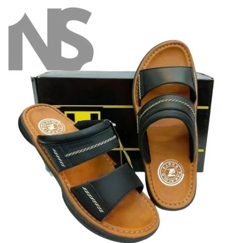 PROMO - Sandal Trendy Terbaru Sandal Pakalolo Selop Pria N0875 Sandal Kulit Pria Asli Original