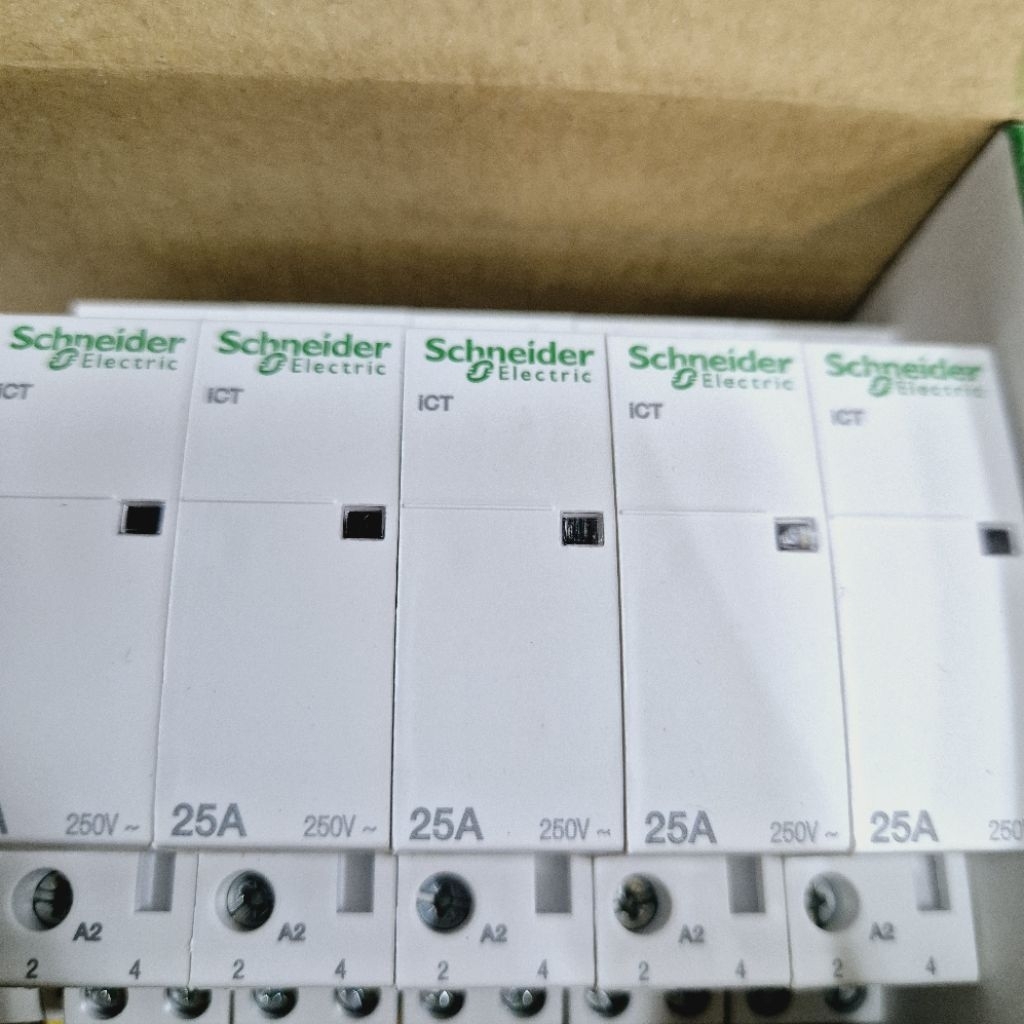 CONTACTOR DIN ICT 1PHASE 2NO 25A A9C20732 KONTAKTOR SCHNEIDER
