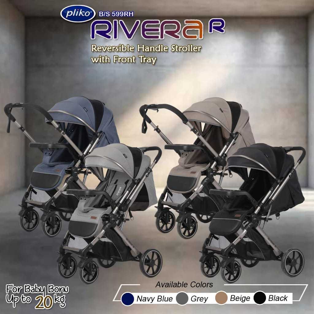 Stroller Lipat Pliko Rivera 599 R Kereta Dorong Bayi Dua Arah