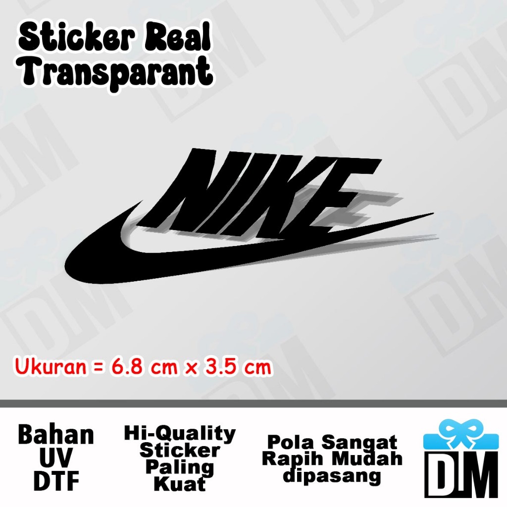 Sticker Brand NIKE Logo NIKE Simbol Icon UV DTF Penanda Laptop tas koper Tumbler Gelas besar kecil p