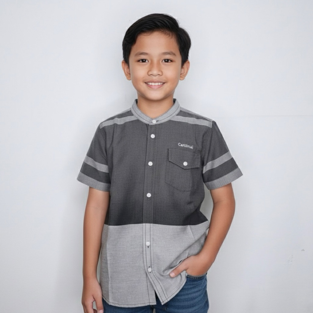 Cardinal Kemeja Koko Anak Laki Laki CATL362