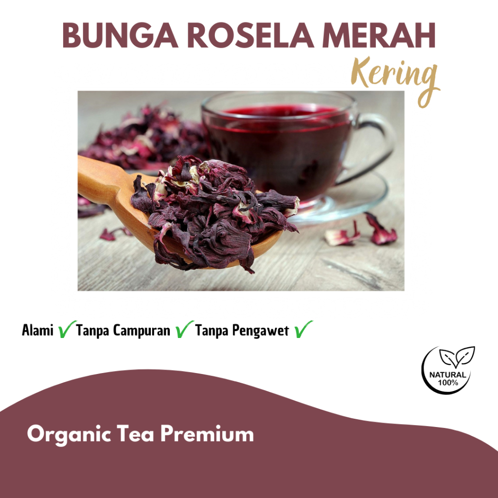 Bunga Rosella Kering Teh Bunga Rosella Red Rosella Flower