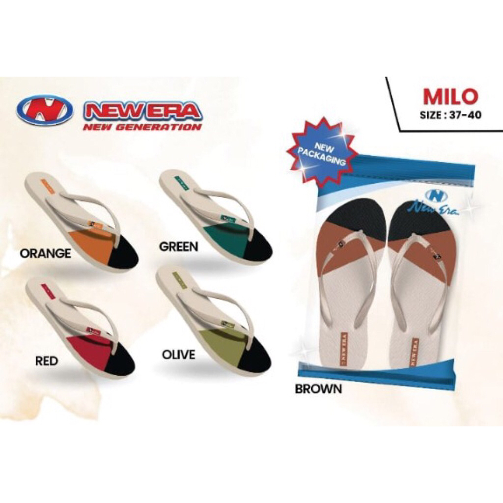 NEW ERA Sandal New Era Japit, Sandal New Era Milo, Sandal Japit, Sandal Japit Wanita, Sandal Wanita