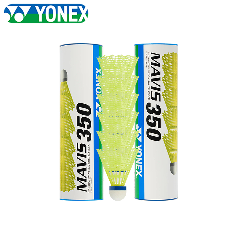 Mavis 350 Nylon Shuttlecock 2 tube/ 12 pcs All-Court Training Shuttlecocks Long-Lasting Use