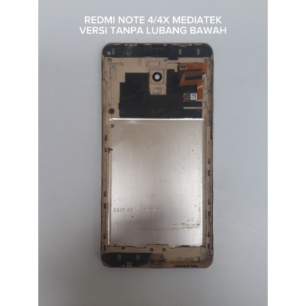 BACKDOOR FINGERPRINT REDMI NOTE 4/4X MEDIATEK BEKAS ORI COPOTAN VERSI TANPA LUBANG BAWAH