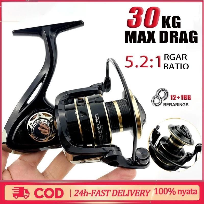[100% Asli] Reel Pancing NX2000 30KG Pancing laut Fishing Reel power handle Spinning /Reel reel panc
