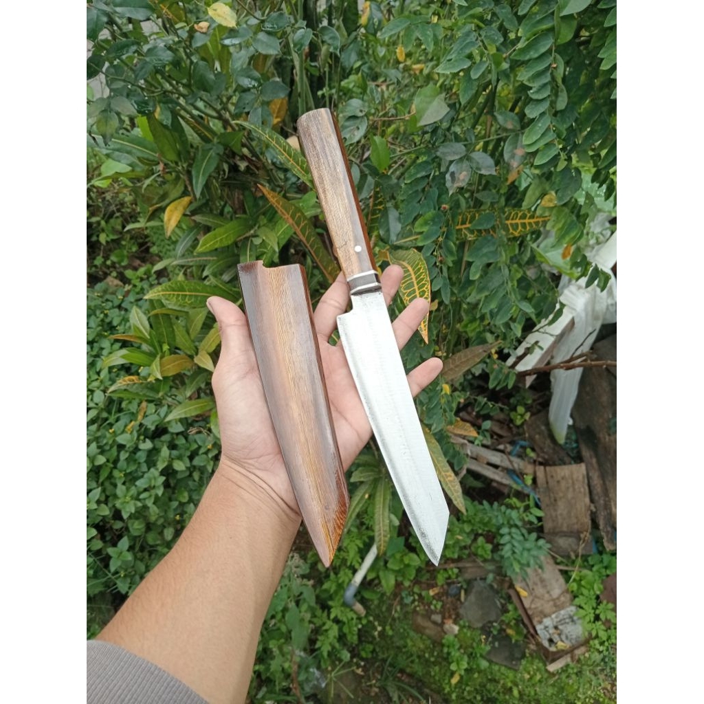 PISAU CHEF DEBA/ PISAU DAPUR BAJA/ PISAU 15CM/ PISAU SANTOKU