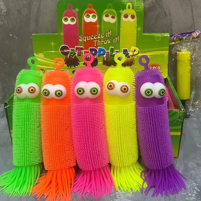 Mainan Anak Ubur Ubur Mainan Nyala Bola Hidung Panjang / Ubur-Ubur Cumi Ada Lampu LED Kedip-Kedip Pu