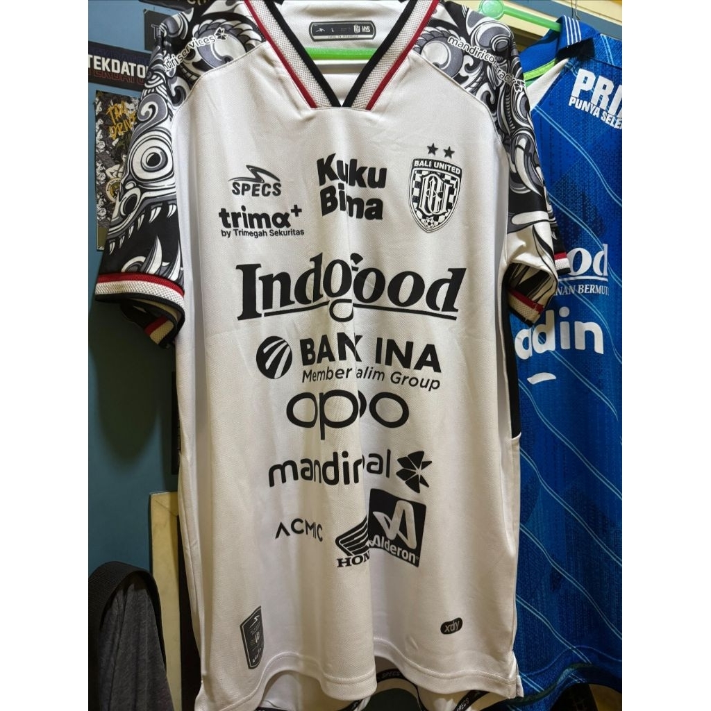 JERSEY BALI UNITED AWAY 2024-2025 ORIGINAL PLAYER ISSUE