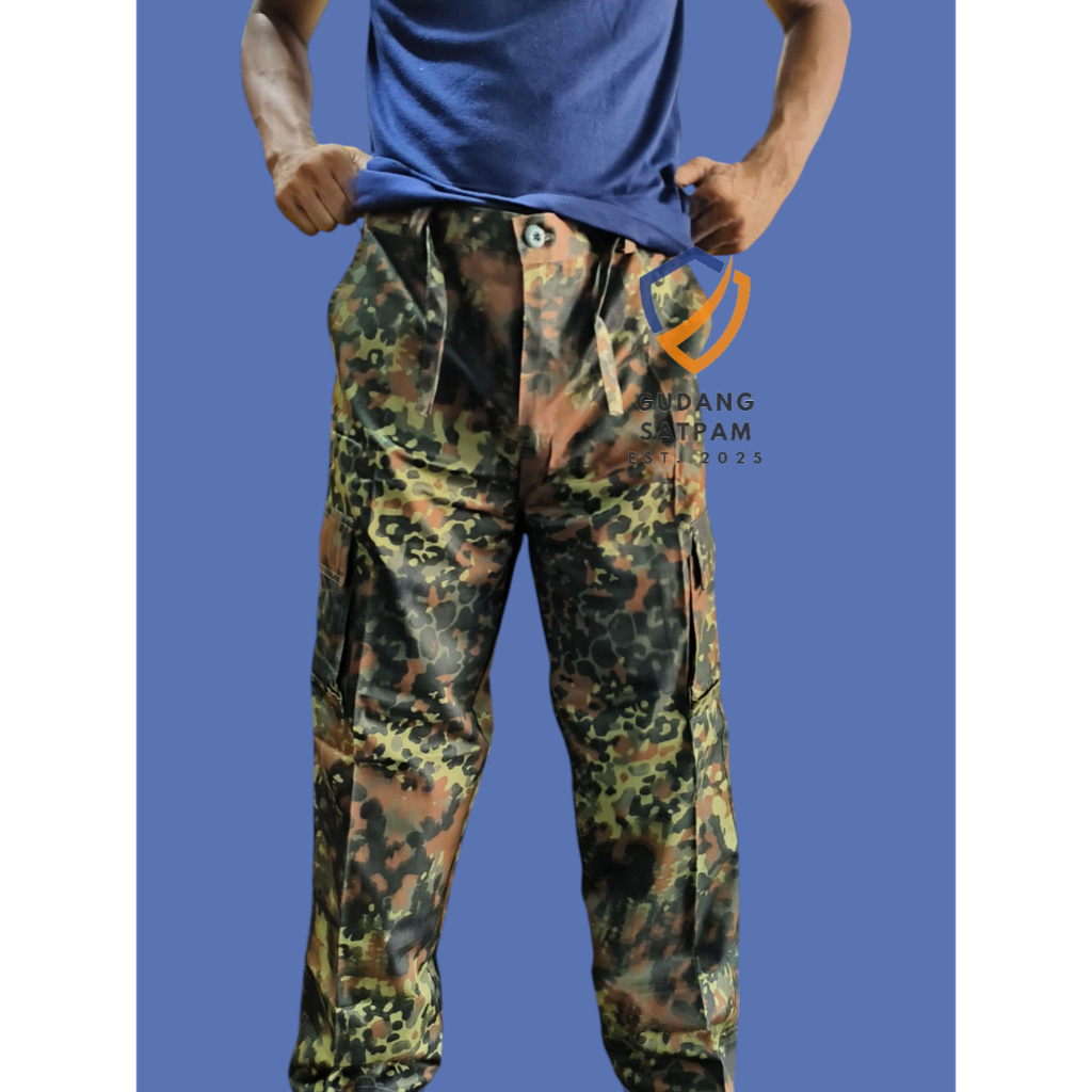 Celana Loreng Jerman Panjang - Celana Cargo - Celana Loreng Jerman
