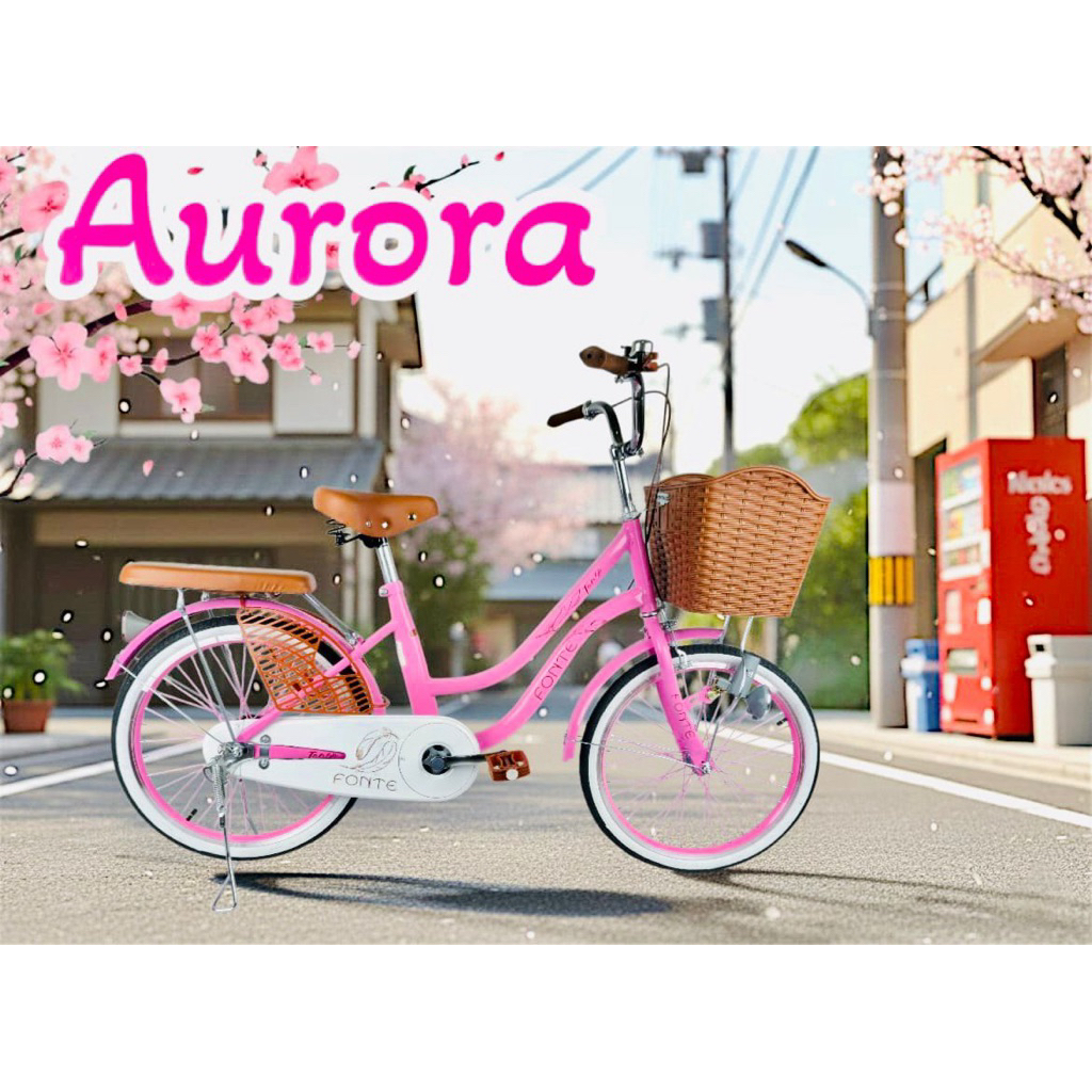 [SUDAH RAKIT] SEPEDA MINI KERANJANG UKURAN 20 AURORA