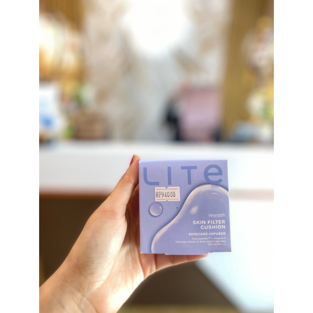 Skin Filter Cushion wardah, skincare infused | Cantika Kosmetik