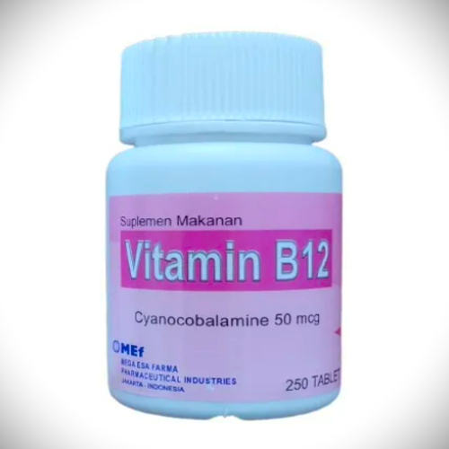 Vitamin B12 50mg 250's Tablet Mef