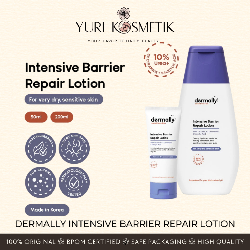 Dermally Intensive Barrier Repair Lotion - Lotion Urea 10% untuk kulit sangat kering dan eksim