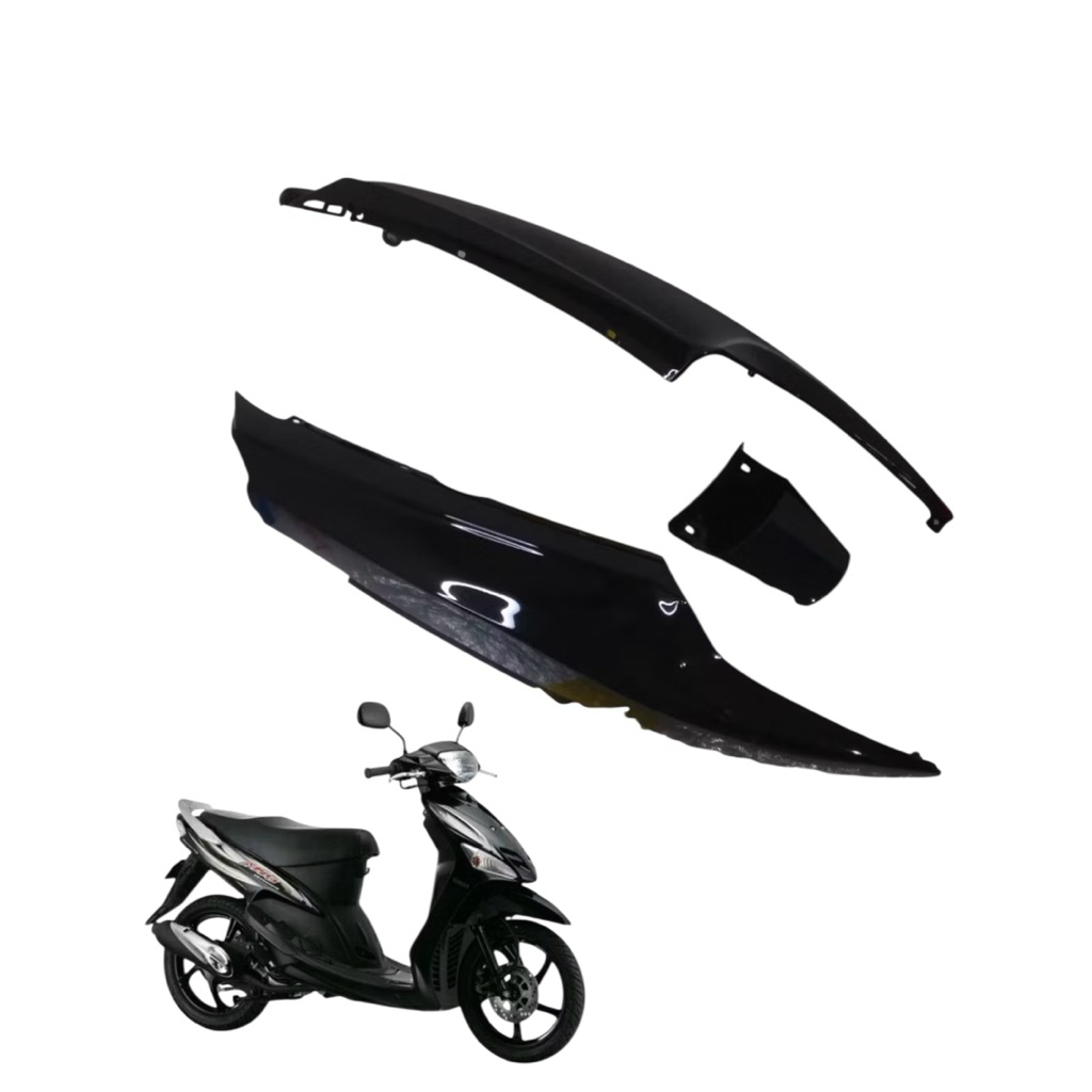 KAP COVER BODY + PET STOP MIO SPORTY 2008 HITAM VR