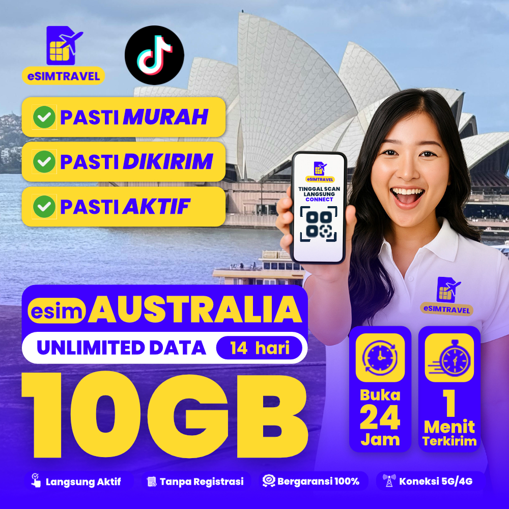 eSIM Australia Unlimited Data Internet | eSIM Travel Australia Unlimited Internet VODAFONE |  eSIM R