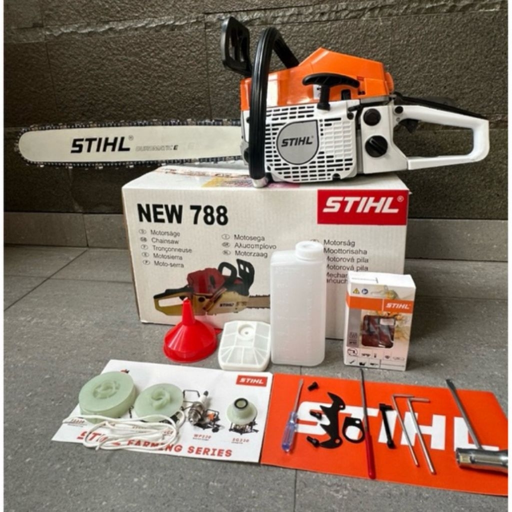 MURAH CHAINSAW/SENSO STIHL NEW 788 ORIGINAL GERGAJI POTONG KAYU