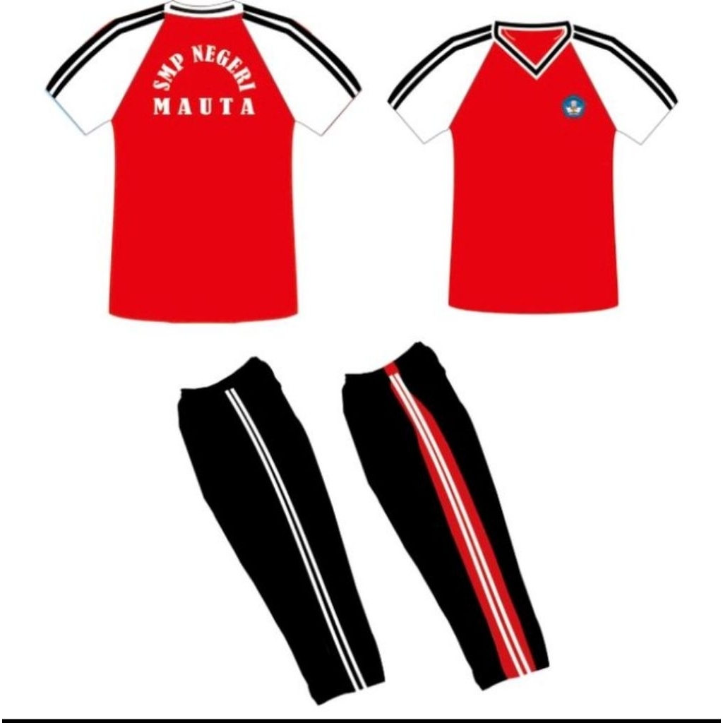 seragam olahraga SMP premium/setelah olahraga TK,SD,SMP, SMA