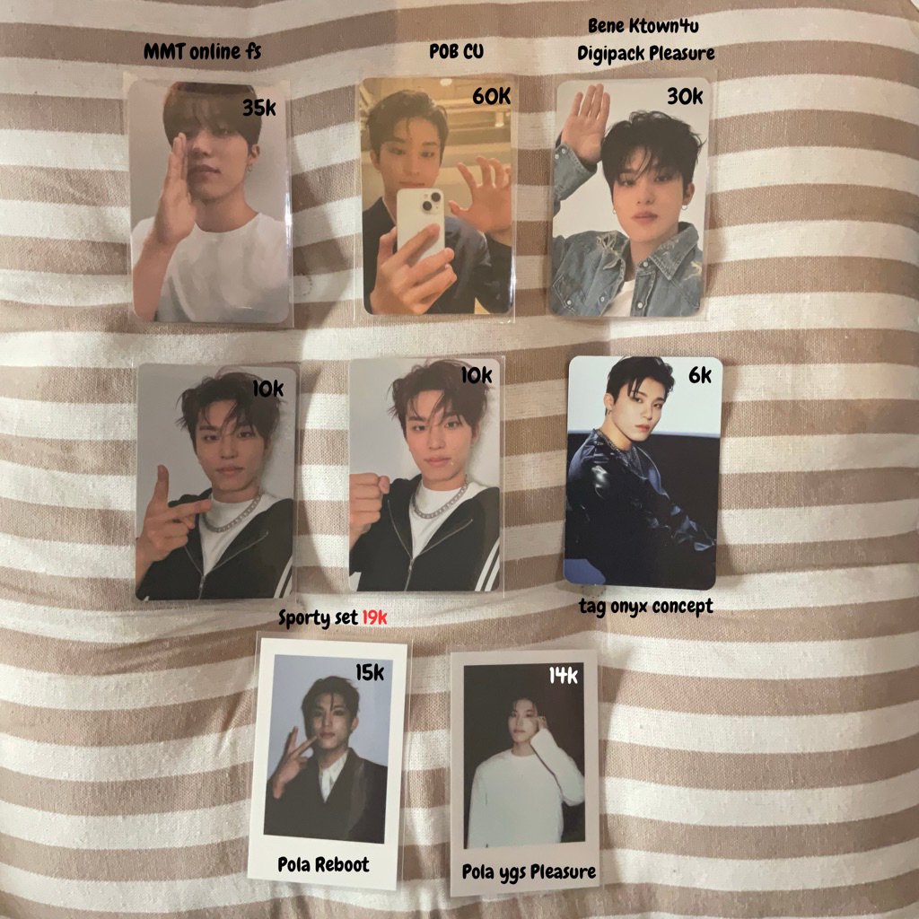 [READY STOCK, BACA DESKRIPSI]Jeongwoo Treasure Photocard Love Pulse Pleasure MMT Reboot Pob ygs ktow