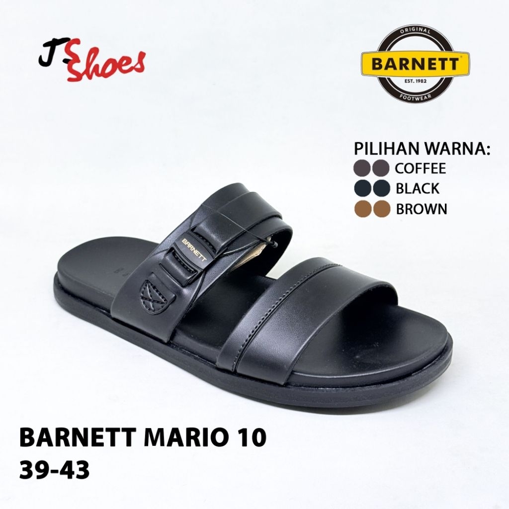 BARNETT MARIO 10 - SANDAL SLOP CASUAL PRIA DEWASA MERK BARNETT ORIGINAL