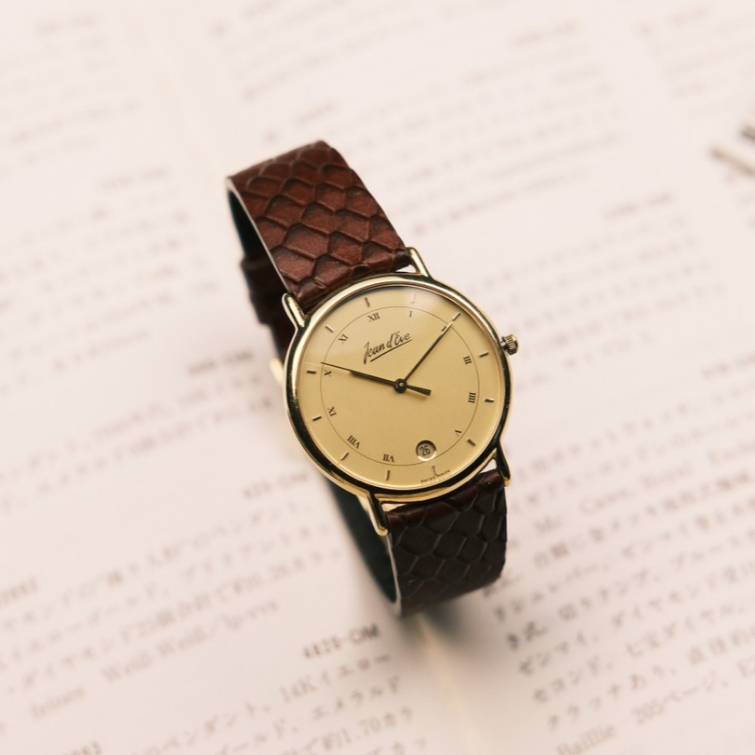 JEAN D'EVE Swiss Designer - Vintage Luxury Preloved Men Watch