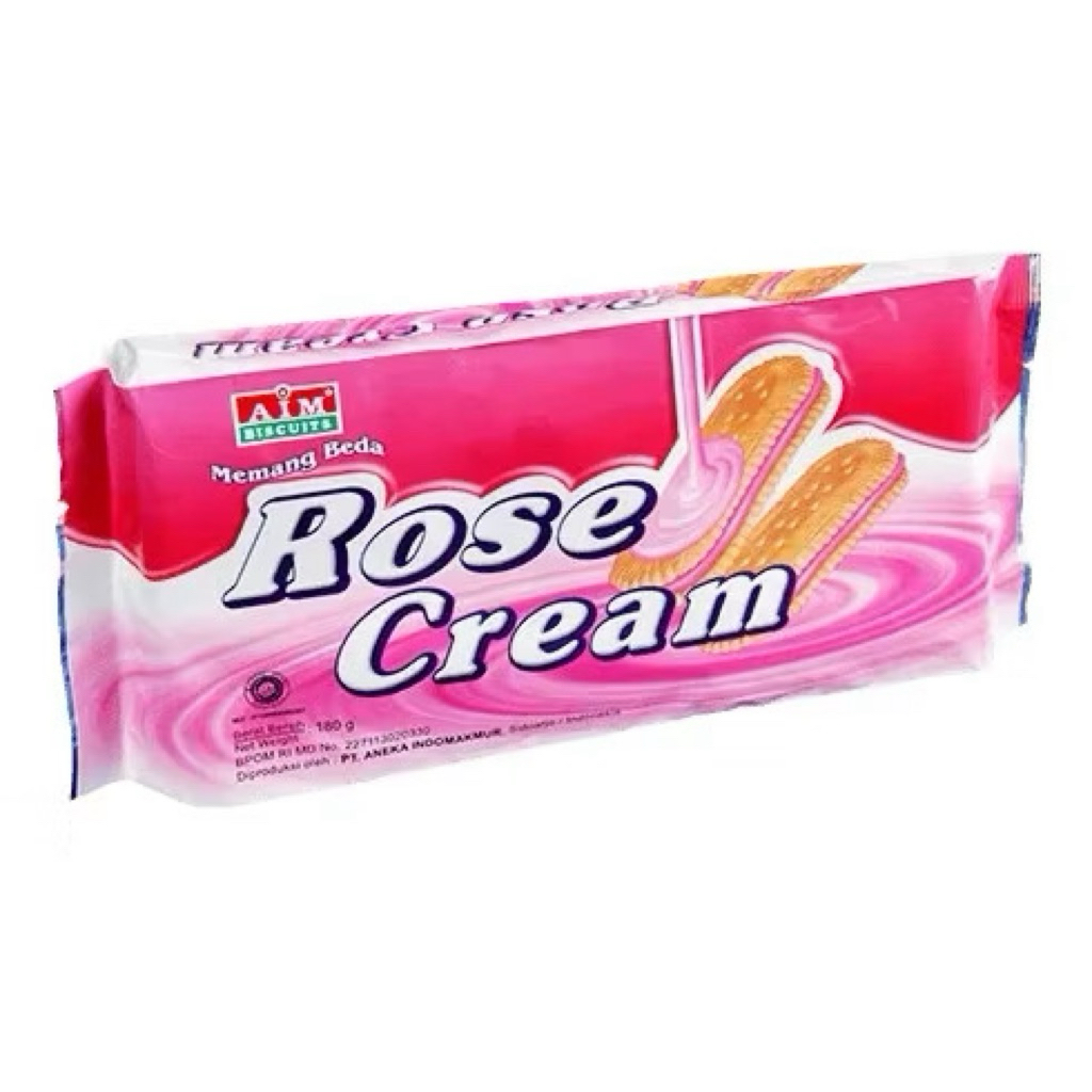 AIM Biskuit Rose Cream 180 gr