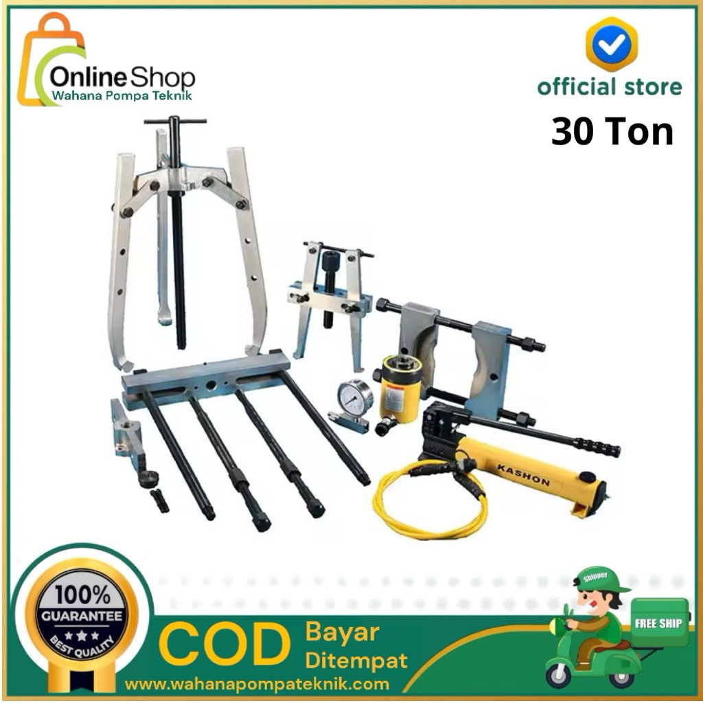 Master Puller Set 30T BHP-3751G  model Enerpac 30 Ton Treker