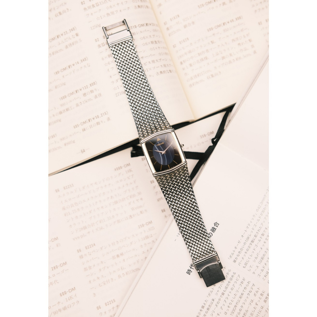 CREDOR Blue Agate - Vintage Luxury Preloved Men Watch