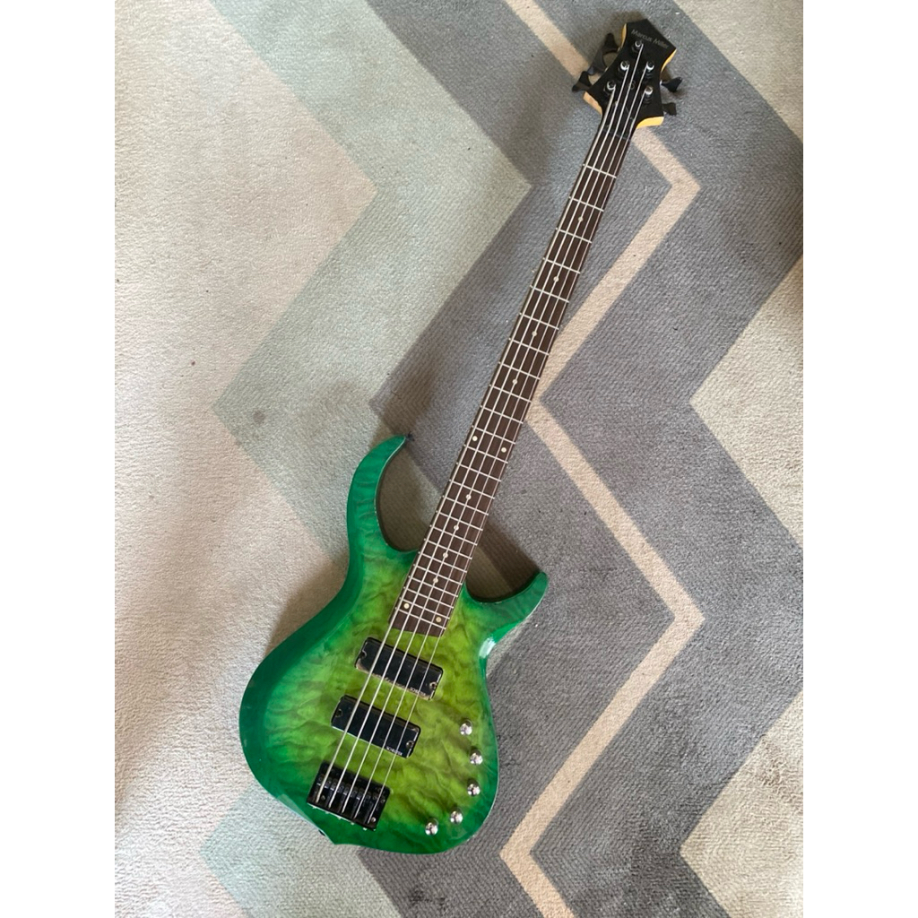 bass custom marcus miller senar 5 preamp aktif