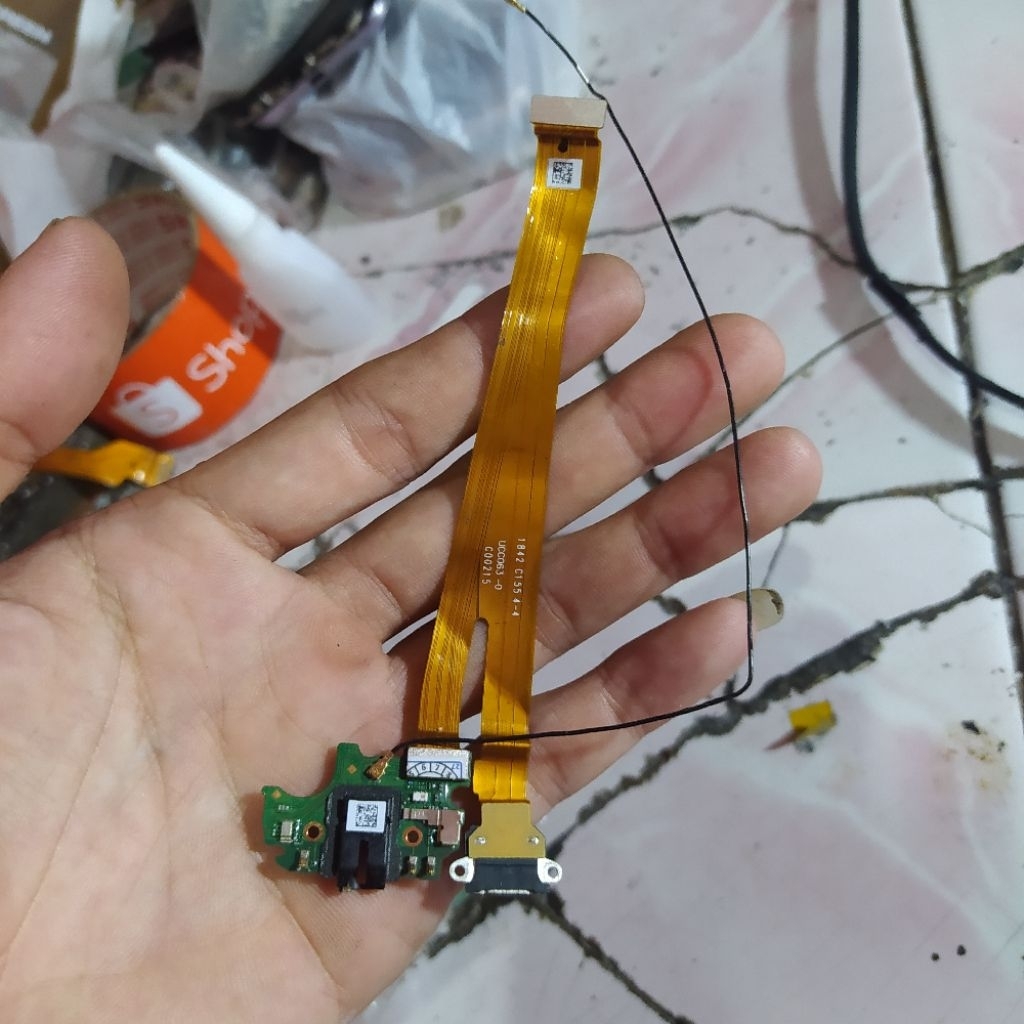 board cas main fleksibel oppo a7 original copotan